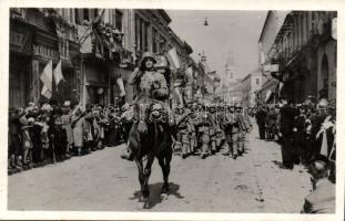 Szatmárnémeti entry of the Hungarian troops