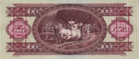 1968. 100Ft "MINTA" perforációval és felülnyomással "B 000" sorozatszámmal T:I