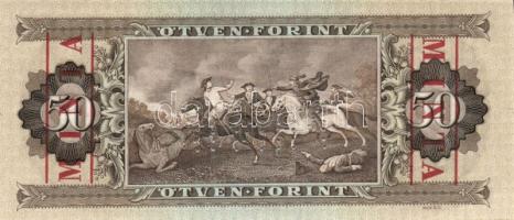 1969. 50Ft "MINTA" perforációval és felülnyomással "D 000" sorozatszámmal T:I