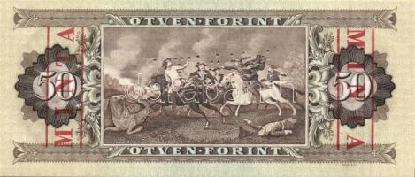 1983. 50Ft "MINTA" perforációval és felülnyomással "D 000" sorozatszámmal T:I