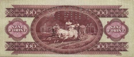 1949. 100Ft "MINTA" perforációval "B 095" sorozatszámmal T:I-