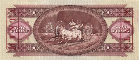 1980. 100Ft "MINTA" perforációval és felülnyomással "B 000" sorozatszámmal T:I