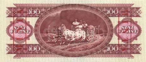 1984. 100Ft "MINTA" perforációval és felülnyomással "B 000" sorozatszámmal T:I