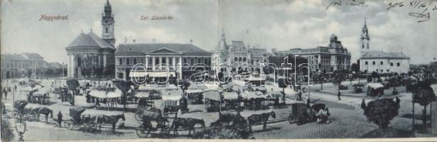 Nagyvárad St. László square panoramacard