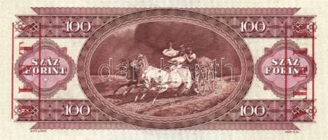 1992. 100Ft "MINTA" perforációval és felülnyomással "B 000" sorozatszámmal T:I