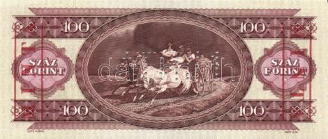 1993. 100Ft "MINTA" perforációval és felülnyomással "B 001" sorozatszámmal T:I