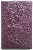 cca 1900 Bőrkötéses használatlan emlékkönyv aranyozott lapszélekkel / Unused memory book in leather binding with golded pages