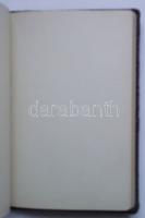 cca 1900 Bőrkötéses használatlan emlékkönyv aranyozott lapszélekkel / Unused memory book in leather ...