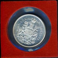 Kanada 1964. 50c Ag "Elizabeth II" T:1-