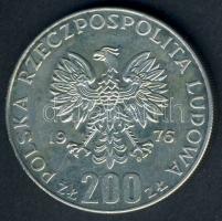 Lengyelország 1976. 200Zl Ag "Olimpia" T:BU