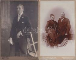 cca 1870-1900 20 db vegyes méretű keményhátú fotó / 20 vintage photos