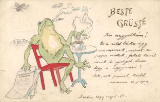 1899 Frog, café (b)
