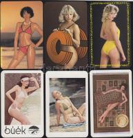 1970-1983 34 db női kártyanaptár