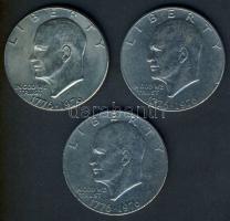 USA 1976. 1$ (3x) "Bicentennial" T:3