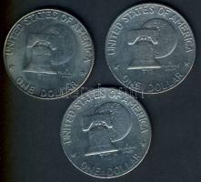 USA 1976. 1$ (3x) "Bicentennial" T:3
