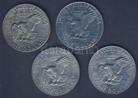 USA 1972-1978. 1$ (4x) "Eisenhower" T:3