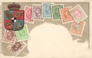 Set of Romanian stamps litho