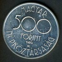 1989. 500Ft Ag "Labdarúgó VB" T:BU Csak 7000db!