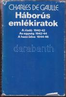 1973 Charles de Gaulle: Háborús emlékiratok (1940-1946) Gondolta Kiadó, Bp., kiadói keménykötésben, megviselt állapotban