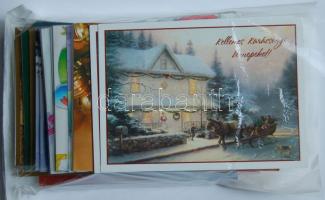 100 db modern karácsonyi képeslap