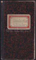 1945 Forgalmi adókönyv Budapest fővárosi okmánybélyegekkel