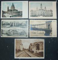 41 db régi képeslap a Történelmi Magyarország területéről, jó minőség / 41 Hungarian town-view cards