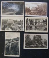 12 db nagyrészt régi magyar városképes lap, jó minőség / 12 Hungarian town-view cards