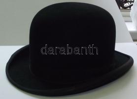 "Wacha" férfi kemény kalap, fekete színű, kissé szakadt
