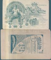 2db gyermekeket ábrázoló keményhátú fotó "Mai és Társa" és "Dunky Fivérek" fényk...