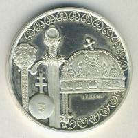 1999. A Magyar Állam 1000 éves évfordulójára készült Ag érem. Szign: Sülle M. (1 uncia) T:PP csak 30...