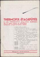 8db kályhával, kazánnal kapcsolatos kiadvány WM, Rekord, Zephir, Strebel stb