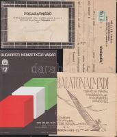 Összesen 64db-ból álló papírrégiség tétel számlák, reklámok, levélpapírok, emléklapok stb.