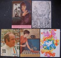 56 db postatiszta modern reklámlap