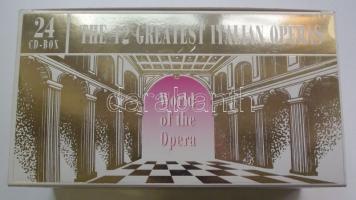 12db legnagyobb olasz opera CD lemezen új állapotban, köztük több bontatlan csomagolásban / The grea...