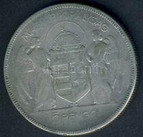 1930. 5P Ag "Horthy jobbra" T:3