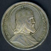 1938. 5P "Szent István" Ag T:2 apró ph.
