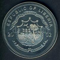 Libéria 2002. 5$ "Az euro bevezetése" T:1 tanúsítvánnyal!