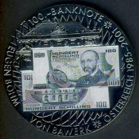 Ausztria 2001. "Búcsú a 100 Schillingtől" multicolor! T:1