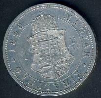 1890KB. 1Ft Ag barokk címer T:3 apró ph