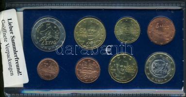 Görögország 2002. 1c-2€ 8db klf forgalmi érme eredeti bontatlan tokban, tanúsítvánnyal! T:BU