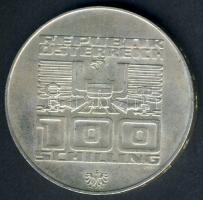 Ausztria 1976. 100Sch Ag "Innsbruck - XII. téli olimpia" T:2