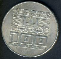 Ausztria 1975. 100Sch Ag "50 éves a Schilling" T: 2