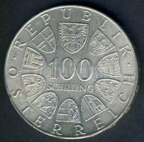 Ausztria 1976. 100Sch Ag "XII. téli olimpia - Innsbruck" T:2