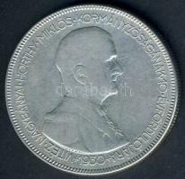 1930. 5P Ag "Horthy jobbra" T:3