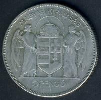 1930. 5P Ag "Horthy jobbra" T:3-