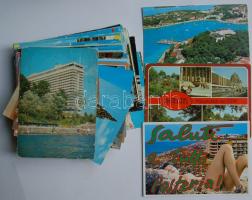 cca. 1950-1960 100 db vegyes modern városképes lap