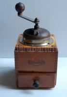 "Zassenhaus" márkájú régi fa és fém kávédaráló 21cm / "Zassenhaus" old coffee-grinder