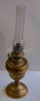 Réz petróleum lámpa kicsit sérült 47cm