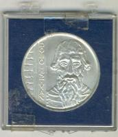 1977. "MÉV-Dobó István" Ag emlékérem (25,4g) T:1 eredeti plasztiktokban!