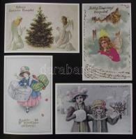 1986 Karácsony régi képeslapokon. Terra - Kossuth Nyomda, Budapest. Nagy alakú album rengeteg színes...
